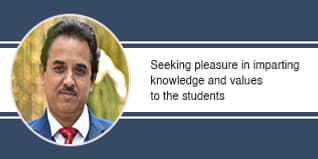 Seeking pleasure in imparting knowledge and values to the students